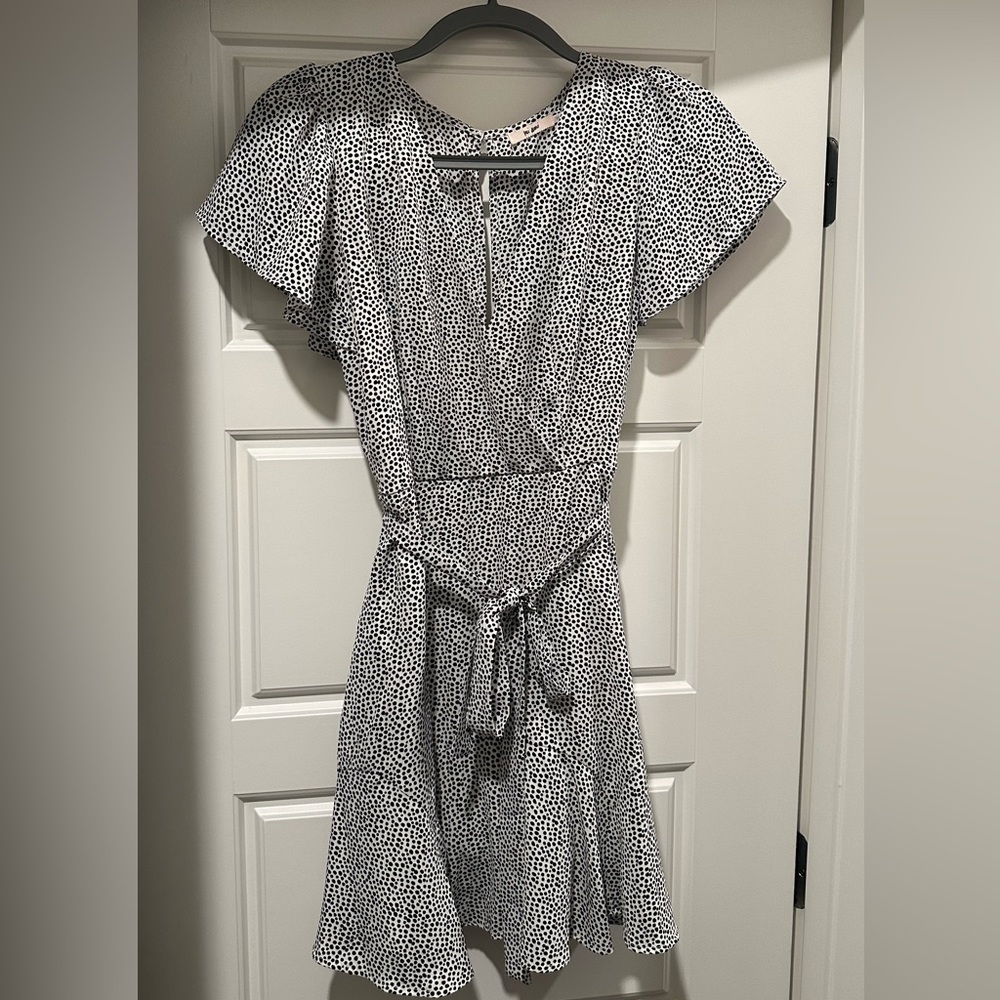 Francesca’s Boutique Black & White Polkadot Dress